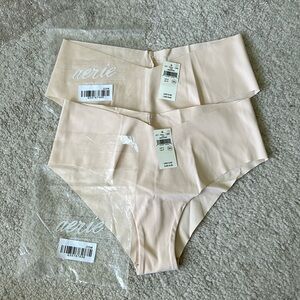 NWT Aerie SMOOTHZ No Show Cheeky Underwear 2 pack, size S.